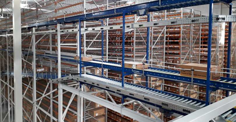 Comprehensive conveyor system for a new distribution warehouse