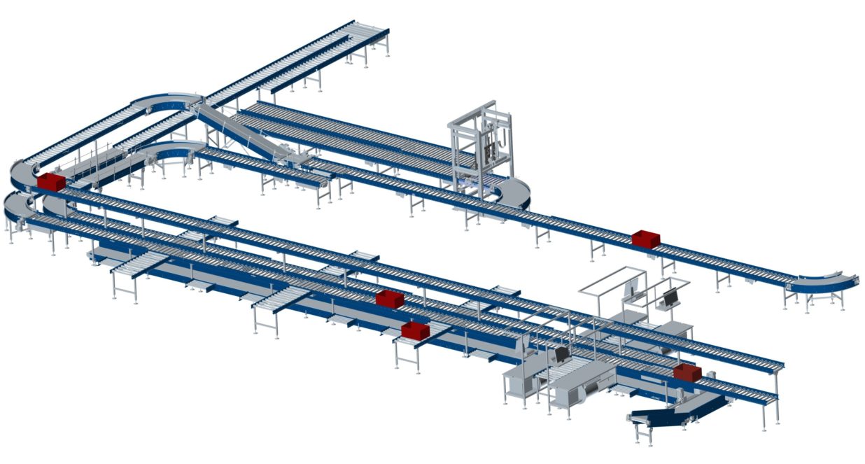 Warehouse Conveyor System of The SANITINO Logistics Center