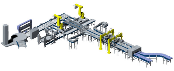 Automated Robotic and Packaging Line Choceňská Mlékárna