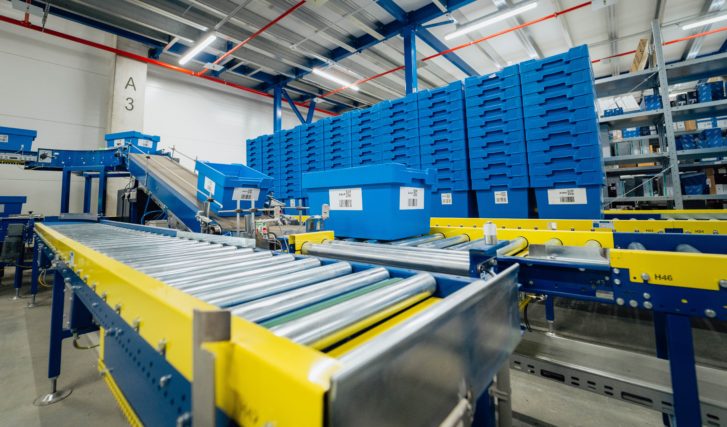 Warehouse Conveyor System of The SANITINO Logistics Center