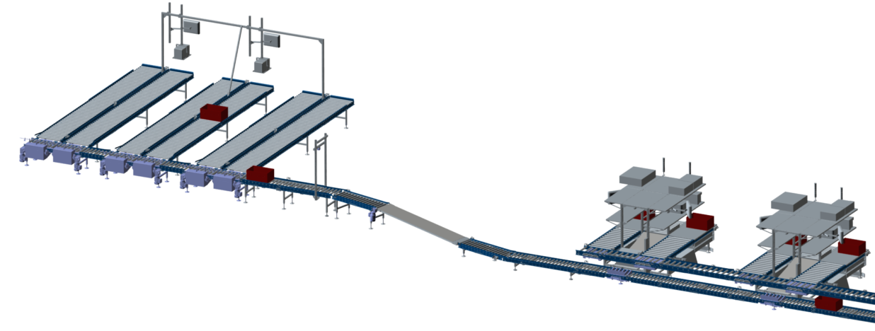 Conveyor System For Packaging and Dispatch Books In Albatros Media