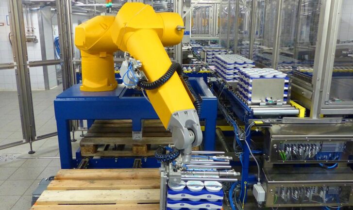 Robotic palletization