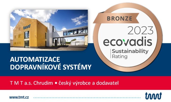 EcoVadis – obdržení bronzové medaile