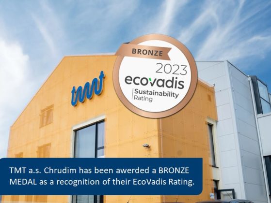 ECOVADIS – TMT držitel bronzové medaile