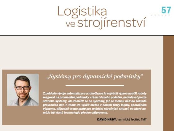 Logistika pro strojírenství – napsali o nás