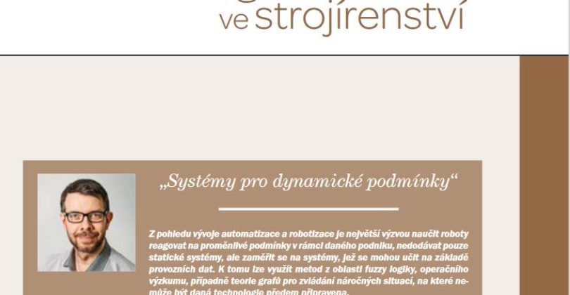 Logistika pro strojírenství – napsali o nás