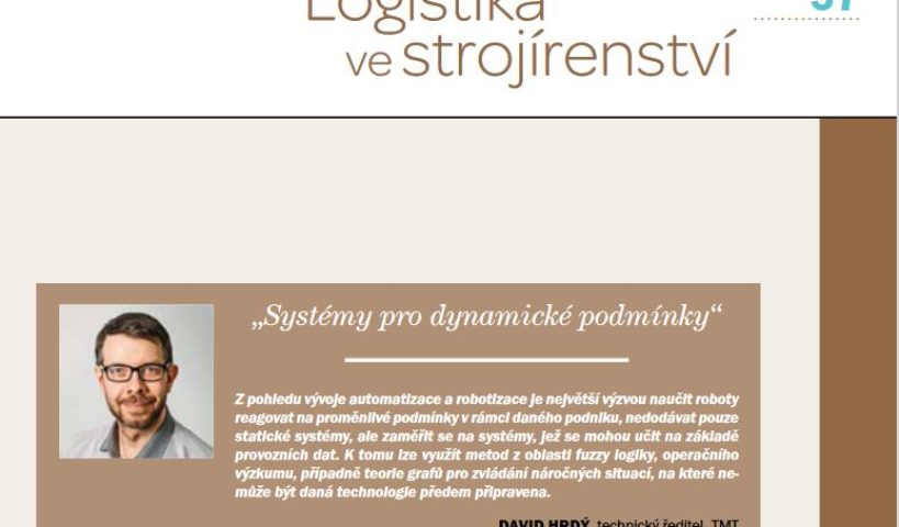 Logistika pro strojírenství – napsali o nás