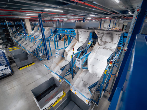 EFFICIENT SORTING LINE IN THE DISTRIBUTION CENTRE