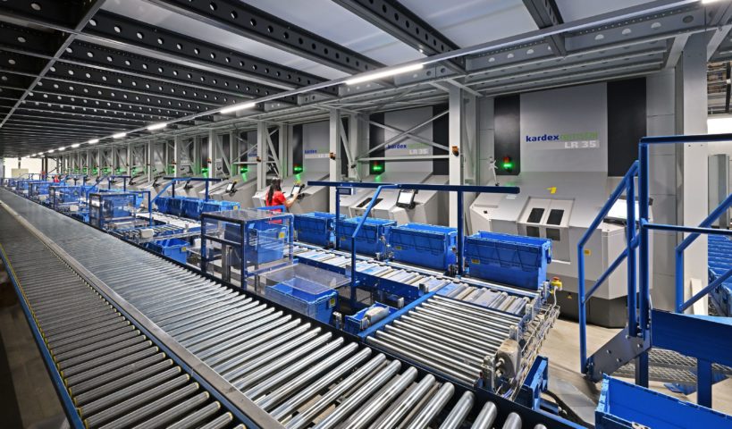 TESCOMA automated conveyor/shipping line – Kardex system operator