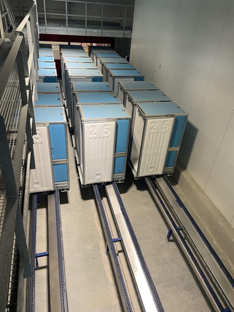 TMT_řetězové dopravníky_logistické centrum PENNY