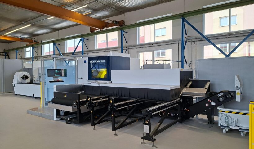 Pořídili jsme nový 3D laser pro řezání trubek a profilů