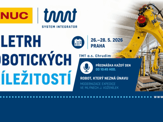 Veletrh robotických příležitostí | TMT & FANUC